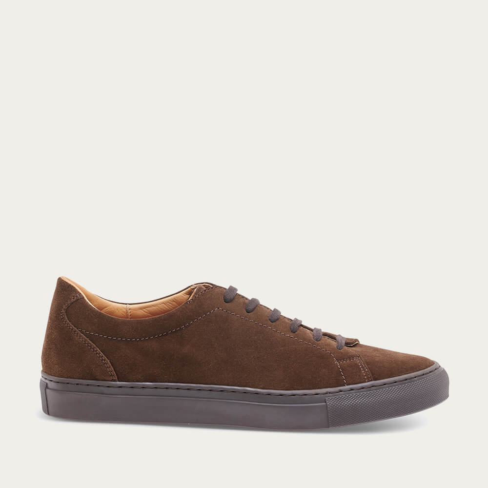 green suede tennis shoes
