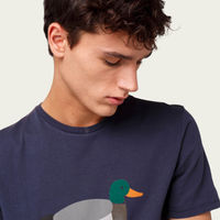 Plain Navy Duck Hunt Tee-shirt | Bombinate Plain Navy Duck Hunt Tee-shirt | Bombinate