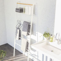 White Tower Leaning Ladder with Shelf | Bombinate White Tower Leaning Ladder with Shelf | Bombinate
