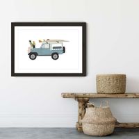 Summer Nights Art Print Black Frame | Bombinate Summer Nights Art Print Black Frame | Bombinate
