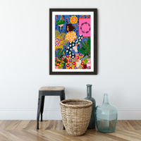 Just Chillin Art Print Black Frame | Bombinate Just Chillin Art Print Black Frame | Bombinate