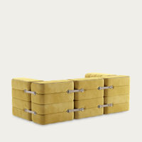 Yellow Curt Sofa System 7 Modules - Barcelona | Bombinate Yellow Curt Sofa System 7 Modules - Barcelona | Bombinate