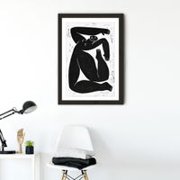 Choregraphic Character I Art Print Black Frame | Bombinate Choregraphic Character I Art Print Black Frame | Bombinate