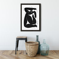 Choregraphic Character I Art Print Black Frame | Bombinate Choregraphic Character I Art Print Black Frame | Bombinate