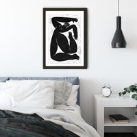 Choregraphic Character I Art Print Black Frame | Bombinate Choregraphic Character I Art Print Black Frame | Bombinate