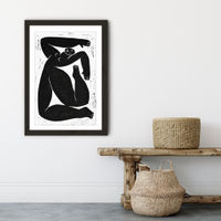 Choregraphic Character I Art Print Black Frame | Bombinate Choregraphic Character I Art Print Black Frame | Bombinate