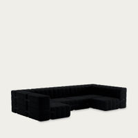 Black Curt Sofa System 15 Modules - Sera | Bombinate