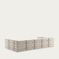 Beige Curt Sofa System 15 Modules - Sera | Bombinate Beige Curt Sofa System 15 Modules - Sera | Bombinate