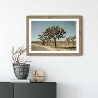 Mojave Art Print Oak Frame | Bombinate Mojave Art Print Oak Frame | Bombinate
