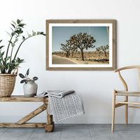 Mojave Art Print Oak Frame | Bombinate Mojave Art Print Oak Frame | Bombinate