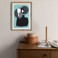 Reference #3.3 Art Print Oak Frame | Bombinate Reference #3.3 Art Print Oak Frame | Bombinate