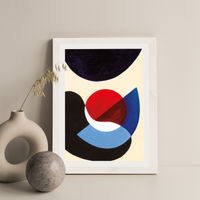Revisit #5.3 Art Print White Frame | Bombinate Revisit #5.3 Art Print White Frame | Bombinate