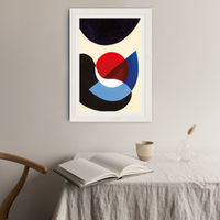 Revisit #5.3 Art Print White Frame | Bombinate Revisit #5.3 Art Print White Frame | Bombinate