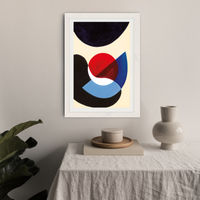 Revisit #5.3 Art Print White Frame | Bombinate Revisit #5.3 Art Print White Frame | Bombinate