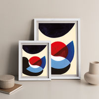 Revisit #5.3 Art Print White Frame | Bombinate Revisit #5.3 Art Print White Frame | Bombinate