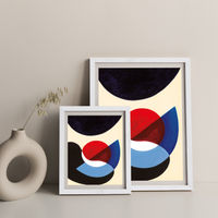 Revisit #5.3 Art Print White Frame | Bombinate Revisit #5.3 Art Print White Frame | Bombinate