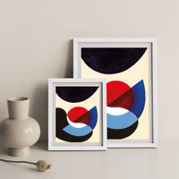 Revisit #5.3 Art Print White Frame | Bombinate Revisit #5.3 Art Print White Frame | Bombinate