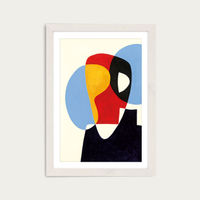 Revisit #5 Art Print White Frame | Bombinate Revisit #5 Art Print White Frame | Bombinate