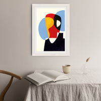 Revisit #5 Art Print White Frame | Bombinate Revisit #5 Art Print White Frame | Bombinate