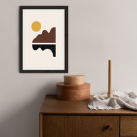 Big Sur Art Print Black Frame | Bombinate Big Sur Art Print Black Frame | Bombinate