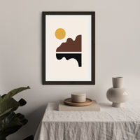Big Sur Art Print Black Frame | Bombinate Big Sur Art Print Black Frame | Bombinate