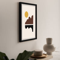 Big Sur Art Print Black Frame | Bombinate Big Sur Art Print Black Frame | Bombinate