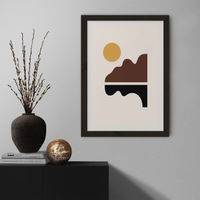 Big Sur Art Print Black Frame | Bombinate Big Sur Art Print Black Frame | Bombinate
