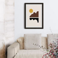 Big Sur Art Print Black Frame | Bombinate Big Sur Art Print Black Frame | Bombinate