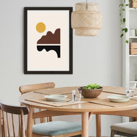 Big Sur Art Print Black Frame | Bombinate Big Sur Art Print Black Frame | Bombinate