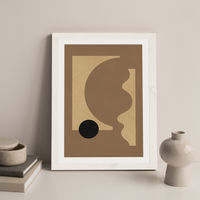 Totem 01 Art Print White Frame | Bombinate Totem 01 Art Print White Frame | Bombinate