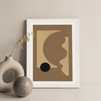 Totem 01 Art Print White Frame | Bombinate Totem 01 Art Print White Frame | Bombinate