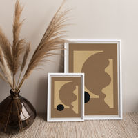 Totem 01 Art Print White Frame | Bombinate Totem 01 Art Print White Frame | Bombinate