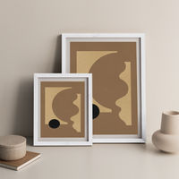 Totem 01 Art Print White Frame | Bombinate Totem 01 Art Print White Frame | Bombinate