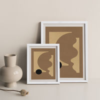 Totem 01 Art Print White Frame | Bombinate Totem 01 Art Print White Frame | Bombinate