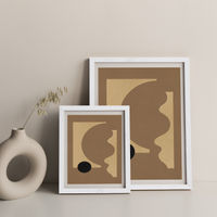 Totem 01 Art Print White Frame | Bombinate Totem 01 Art Print White Frame | Bombinate