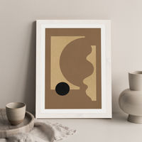 Totem 01 Art Print White Frame | Bombinate Totem 01 Art Print White Frame | Bombinate