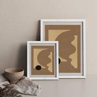 Totem 01 Art Print White Frame | Bombinate Totem 01 Art Print White Frame | Bombinate