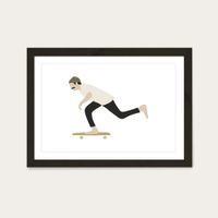 Push Art Print Black Frame | Bombinate Push Art Print Black Frame | Bombinate
