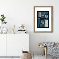 Oak Frame Geometric III Art Print | Bombinate Oak Frame Geometric III Art Print | Bombinate
