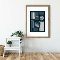 Oak Frame Geometric III Art Print | Bombinate Oak Frame Geometric III Art Print | Bombinate
