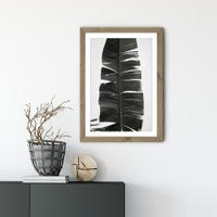 Tropical Jungle Vibes Art Print Oak Frame | Bombinate Tropical Jungle Vibes Art Print Oak Frame | Bombinate