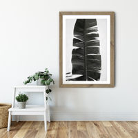 Tropical Jungle Vibes Art Print Oak Frame | Bombinate Tropical Jungle Vibes Art Print Oak Frame | Bombinate