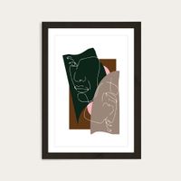 Black Frame Modern Art III Art Print | Bombinate Black Frame Modern Art III Art Print | Bombinate