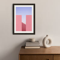 Walking On Sunset Art Print Black Frame | Bombinate Walking On Sunset Art Print Black Frame | Bombinate