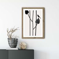 Beauty Of Silence Art Print Oak Frame | Bombinate Beauty Of Silence Art Print Oak Frame | Bombinate