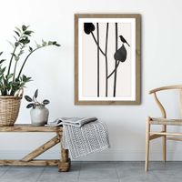 Beauty Of Silence Art Print Oak Frame | Bombinate Beauty Of Silence Art Print Oak Frame | Bombinate