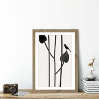 Beauty Of Silence Art Print Oak Frame | Bombinate Beauty Of Silence Art Print Oak Frame | Bombinate