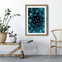 Cactus No 9 Art Print Oak Frame | Bombinate Cactus No 9 Art Print Oak Frame | Bombinate