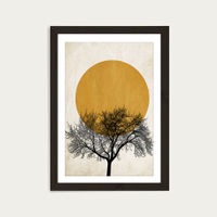 Winter Morning Art Print Black Frame | Bombinate Winter Morning Art Print Black Frame | Bombinate