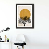 Winter Morning Art Print Black Frame | Bombinate Winter Morning Art Print Black Frame | Bombinate